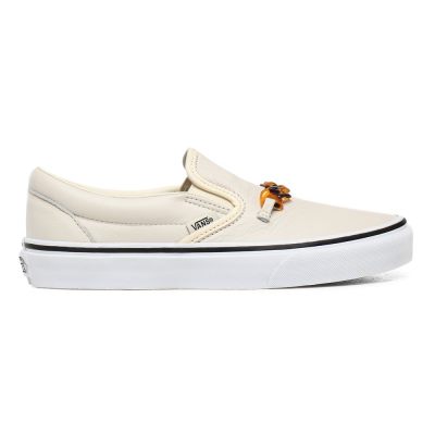 Vans Tort Classic Slip-On - Kadın Slip-On Ayakkabı (Beyaz)